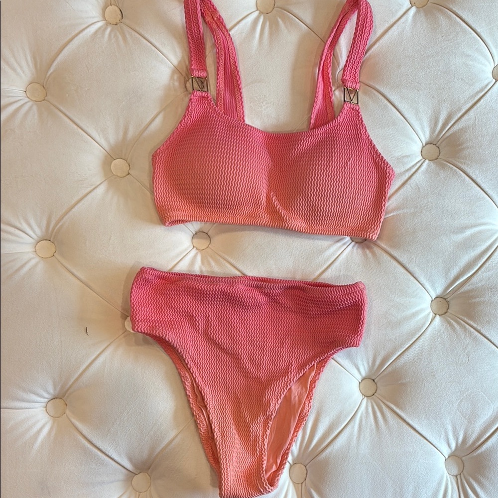 Pink ombré Bikini Set